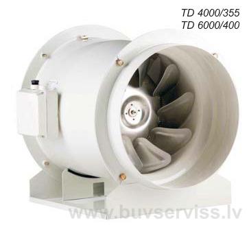 Soler&Palau TD 2000/315 SILENT 3VEL. (230V50/60HZ) N8 kanāla ventilators